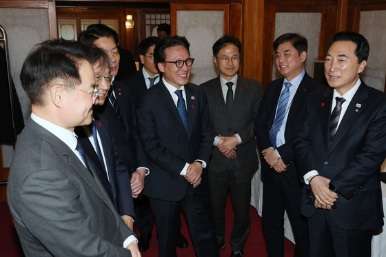고위당정협의회 참석한 김민석 총리
