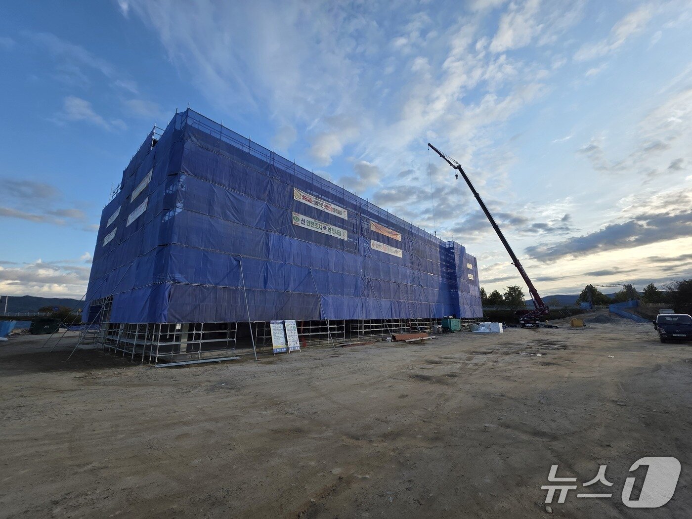 본문 이미지 - 춘천정원소재센터 건립 상황.(춘천시 제공, 재판매 및 DB금지)