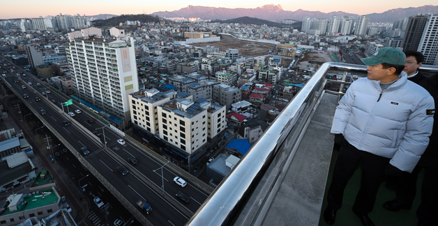 '강북횡단 지하고속도로 사업' 현장 둘러보는 오세훈 서울시장