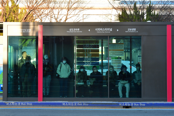 추위 걱정없는 포항스마트 정류장