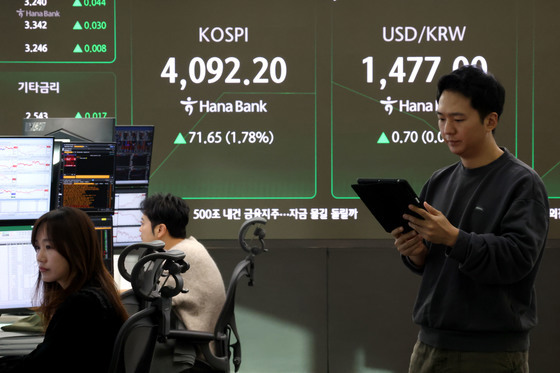 상승 출발한 코스피