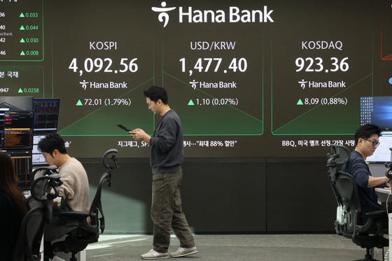 코스피-코스닥-원달러환율 '상승 출발'
