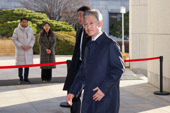 與 내란재판부법 상정 관련 질문받는 조희대 대법원장