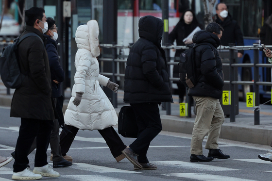 강추위에 바빠지는 발걸음
