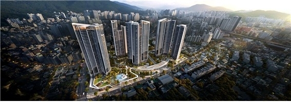 HDC현산, 부산 온천5구역 재개발 수주…올해 정비수주 4조 달성