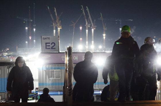 삼성 P5 현장, 새벽녘 1만 일꾼 운집 장관…"꿈이 현실로"[르포]