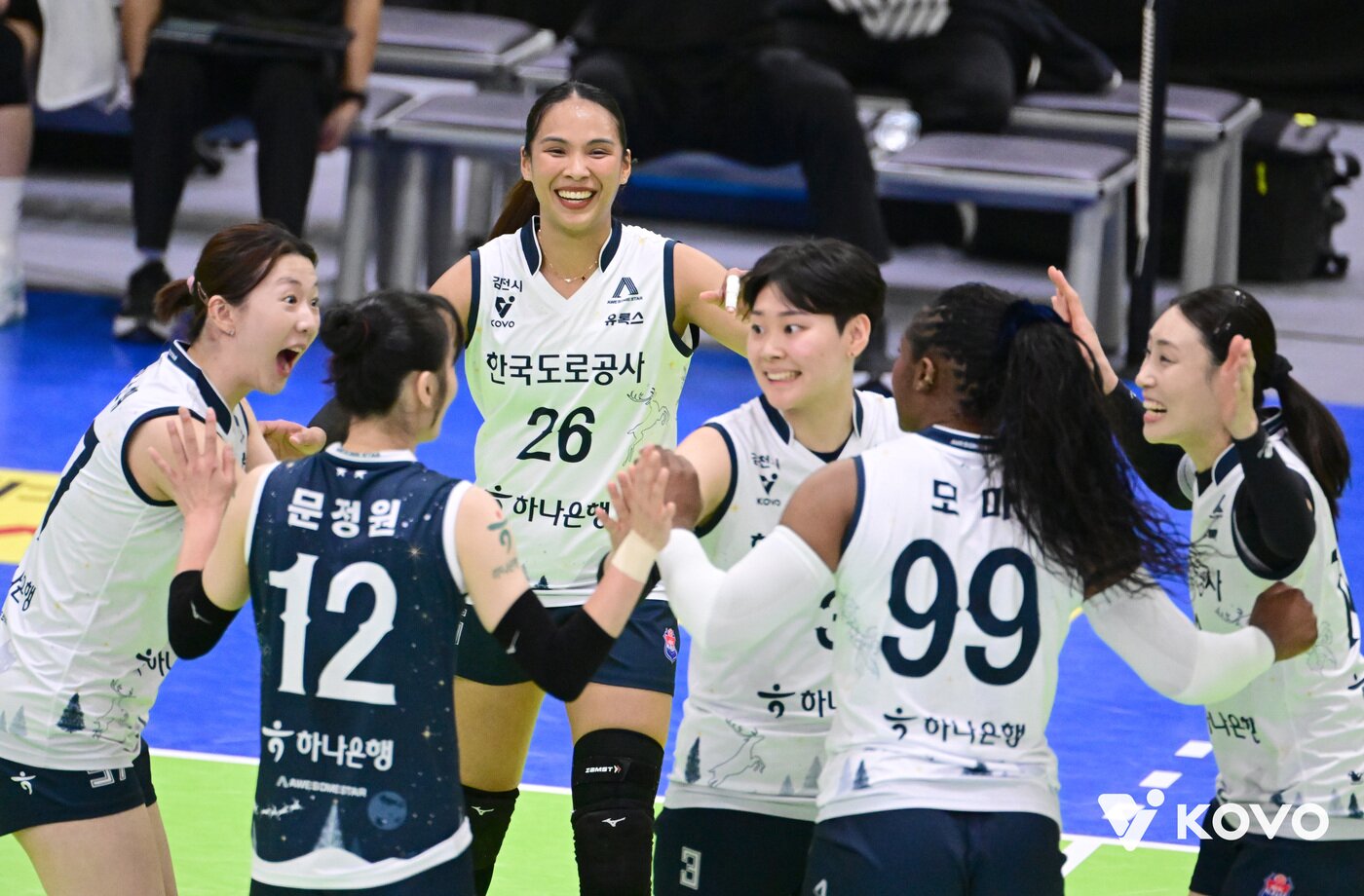 본문 이미지 - V리그 여자부 선두 한국도로공사. (KOVO 제공)
