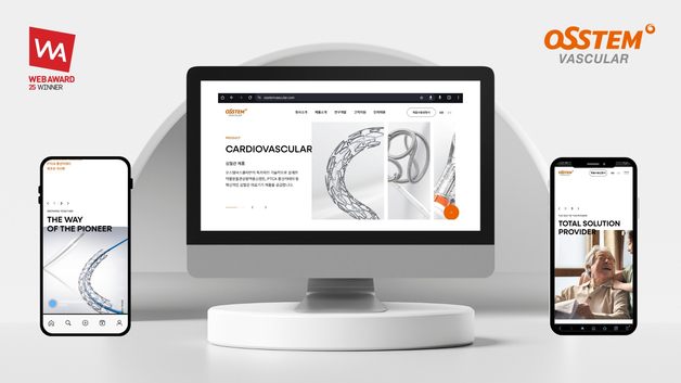 오스템바스큘라, '웹어워드 코리아 2025' 의료기기 분야 대상