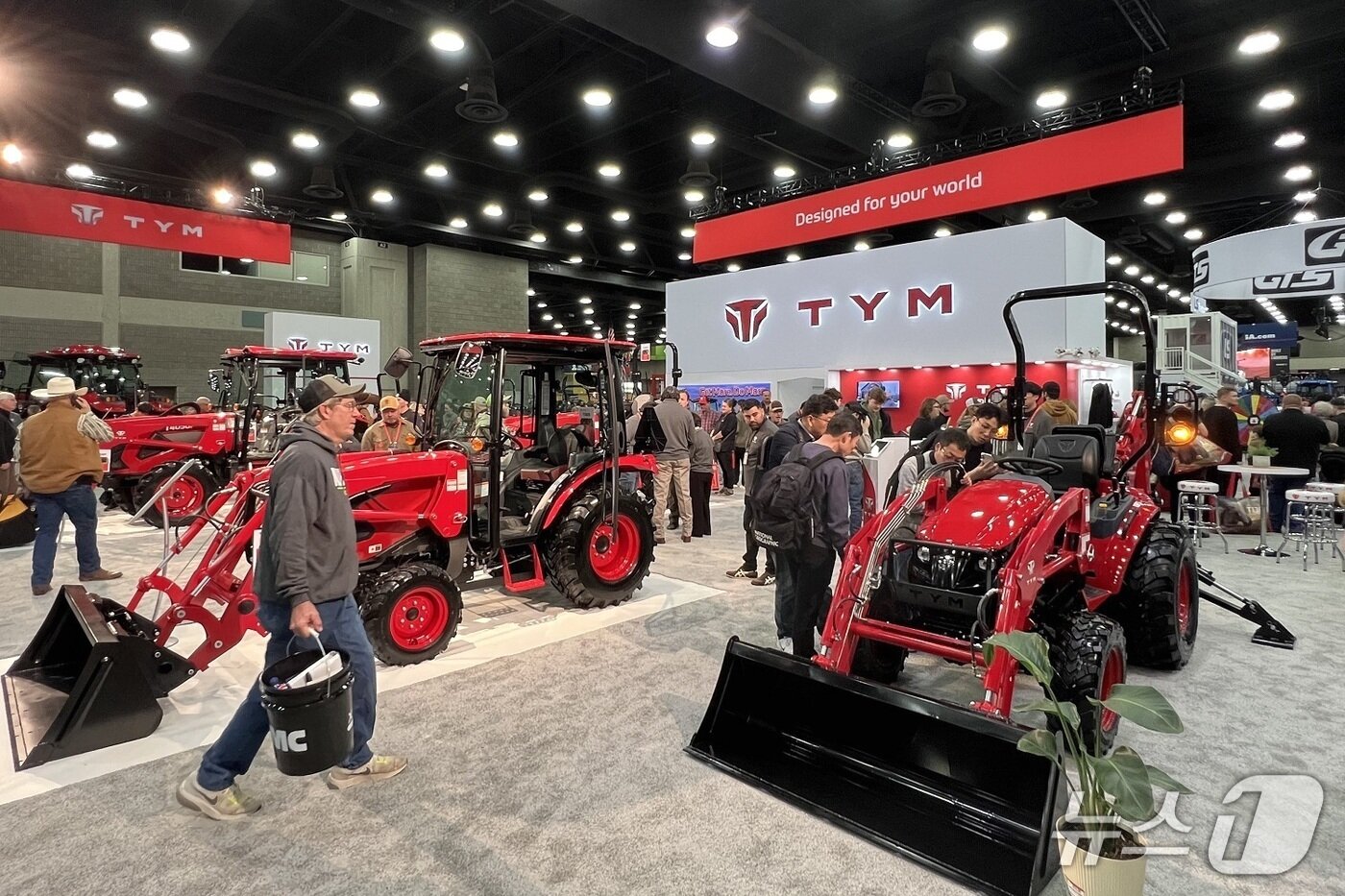 본문 이미지 - TYM, 북미 최대 농기계 박람회 'NFMS 2025' 참가 (TYM 제공)