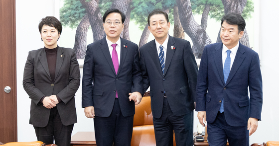 회동 갖는 여야 원내대표
