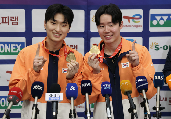 서승재-김원호, 재결합 1년 만에 우승 11번…"내년 더 잘할 것"