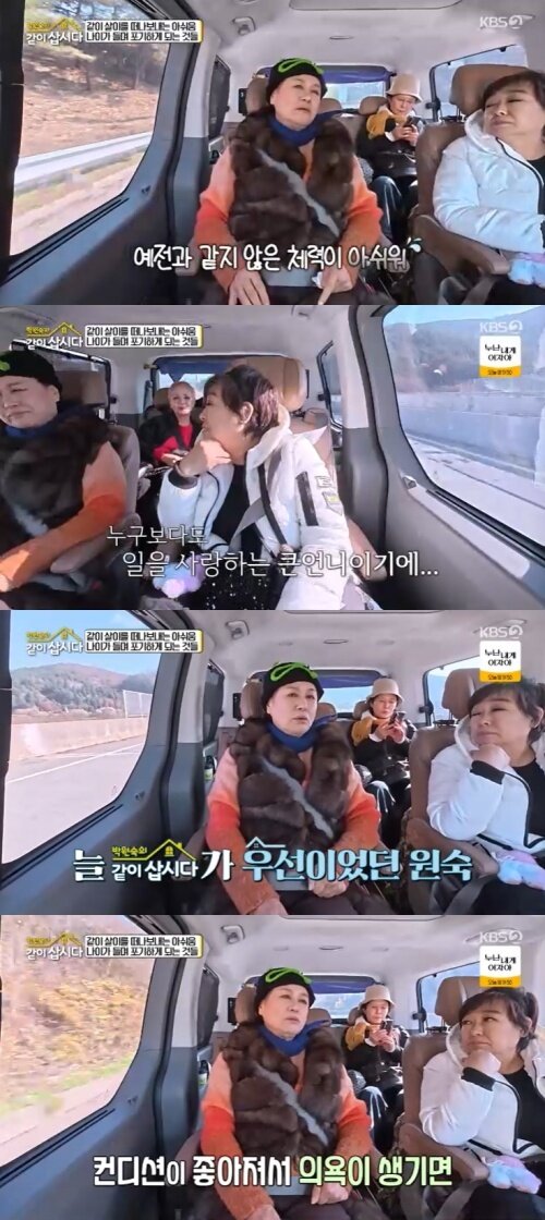 본문 이미지 - KBS 2TV '박원숙의 같이 삽시다' 캡처