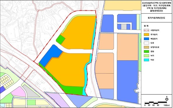 경기도, 오산 내삼미3구역 15만㎡ 용도지역 변경 승인