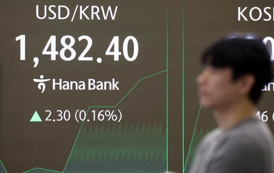 원달러 환율  1,482.40원