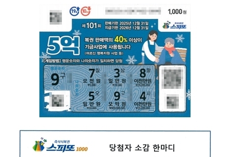 "자녀 대학 붙고, 주말 특근 길에 구입한 복권 1등 당첨…아내에겐 아직"