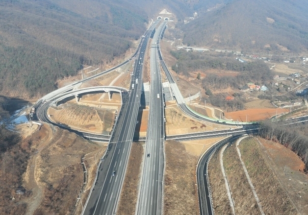 세종~포천고속도로 남용인IC, 23일 오전 10시 전면 개통