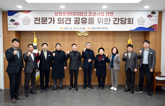 보령시의회 '문화테마파크 전문가 의견 공유 간담회'