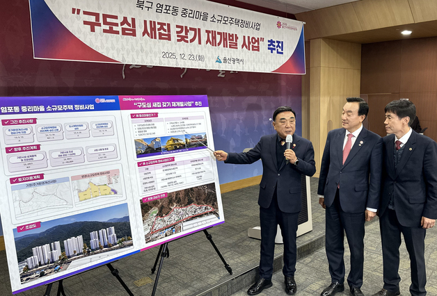 울산 중리마을 노후 주택단지, 공공주도 재개발 '시동'