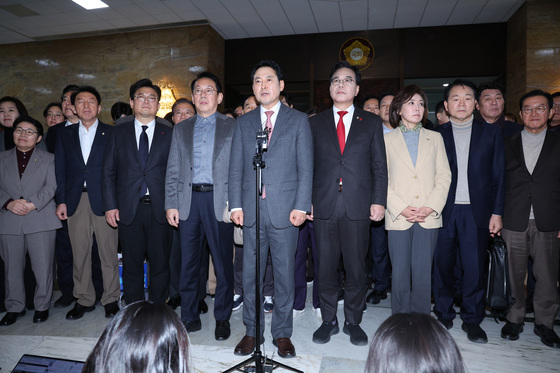 내란전담재판부 설치법 입장 밝히는 장동혁