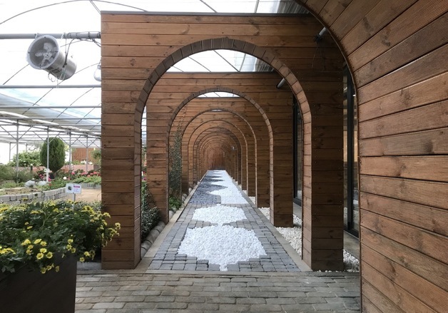 밀양시 치유농업시범포에 맨발 지압길 조성