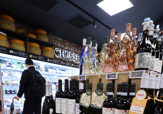 국제 시세 하락 무색…포도주 값 상승