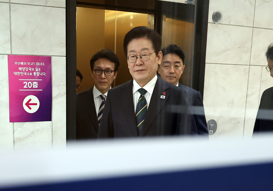 이재명 대통령, 해양수산부 업무보고 입장