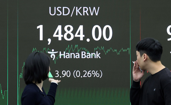 치솟는 환율