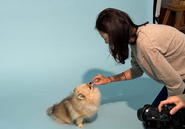 신제품 모델된 구조견, 새 가족 찾았다…네츄럴코어, 캠페인 성과