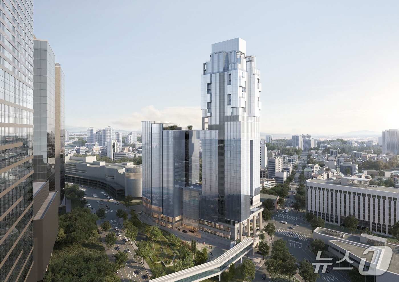 본문 이미지 - 용산 나진상가 조감도 (서울시 제공) 뉴스1 ⓒ News1