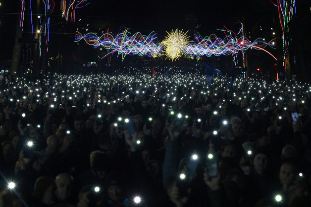 [포토] 알바니아의 반정부 시위