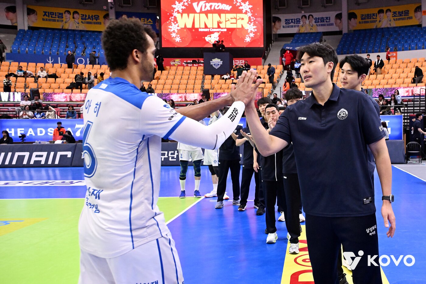 본문 이미지 - 삼성화재 고준용 감독대행. (KOVO 제공)