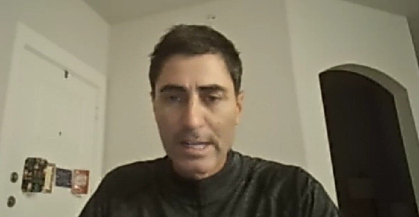 본문 이미지 - AJ 프렐러 샌디에이고 파드리스 단장. (송성문 입단 화상 기자회견 캡처. 재판매 및 DB 금지)