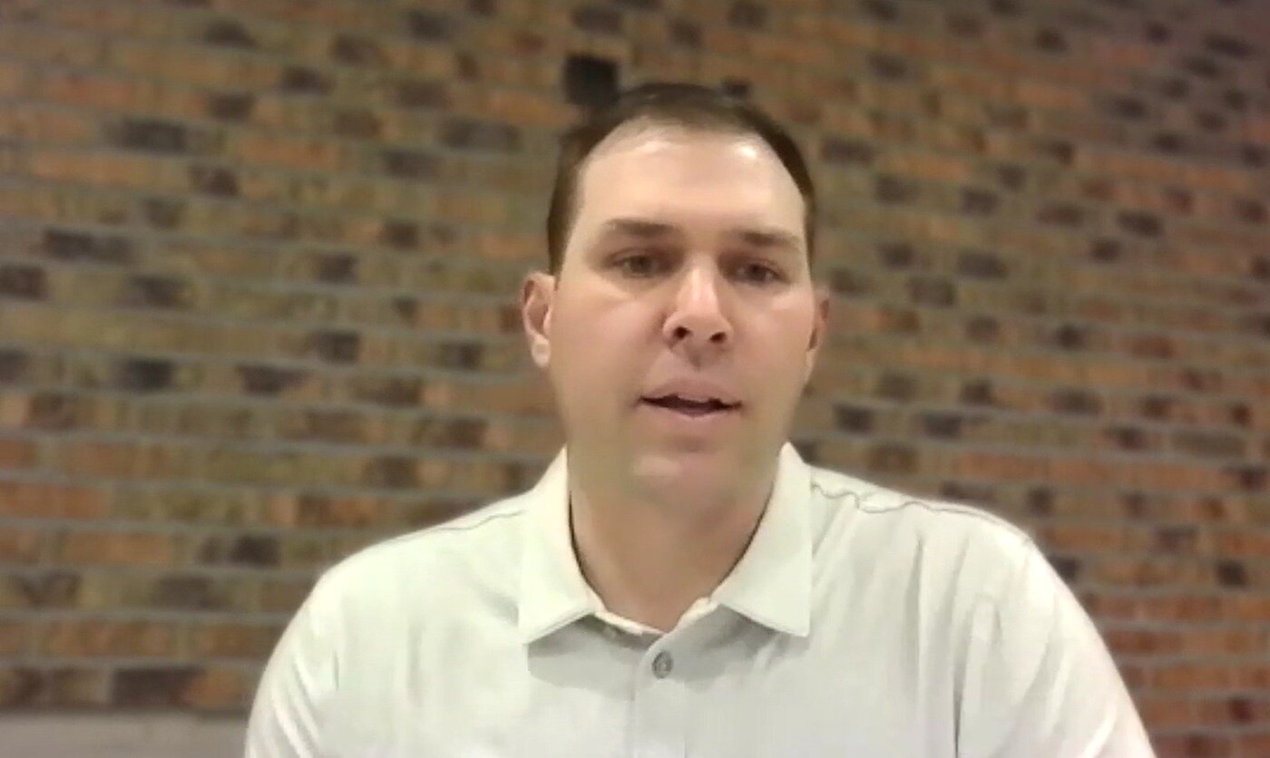 본문 이미지 - 크레이그 스태먼 샌디에이고 파드리스 감독. (송성문 입단 화상 기자회견 캡처. 재판매 및 DB 금지)