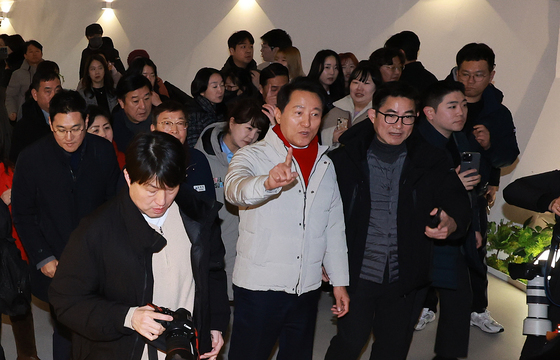 크리스마스 맞이 '한강 플플' 현장방문한 오세훈 시장