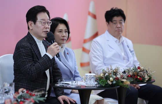 인사말하는 이재명 대통령