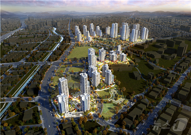 (대전=뉴스1) 이동원 기자 = LH 대전충남지역본부는 대전소제 민간참여 주거환경개선사업 민간사업자 공모를 거쳐 우선협상대상자로 선정된 계룡건설산업 컨소시엄과 24일 사업협약을 체 …