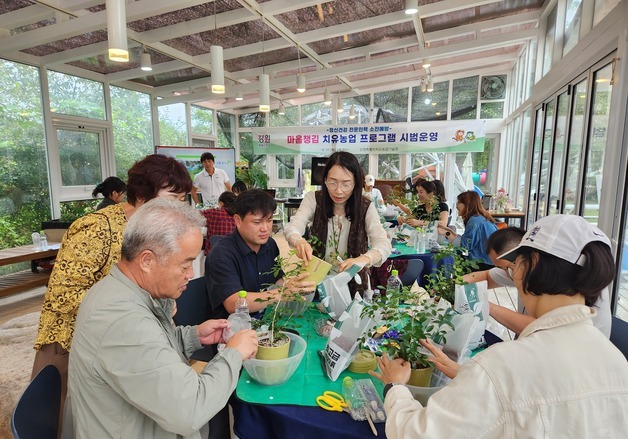 치유농업, 정신건강 전문가 '번아웃' 잡았다…스트레스 17%↓