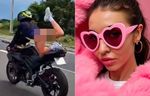 속옷 드러내며 다리 쫙~…베트남 휴양지서 오토바이 곡예 운전한 러 여성