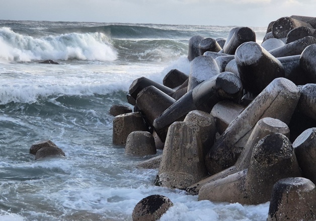 강문해변도 꽁꽁