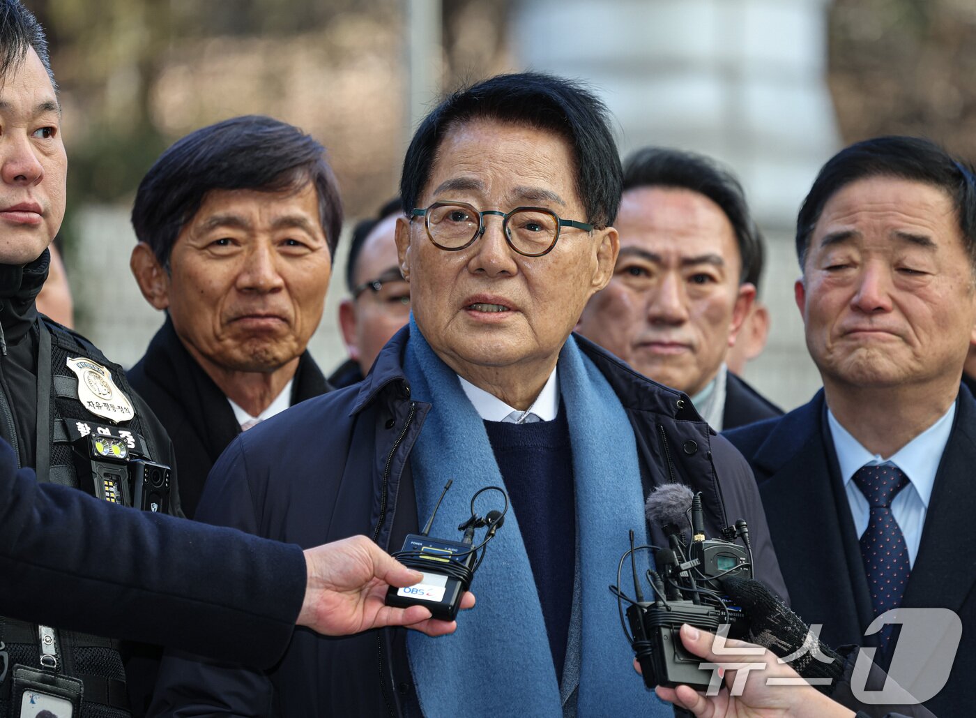 본문 이미지 - 박지원 더불어민주당 의원. (공동취재) 2025.12.26/뉴스1 ⓒ News1 오대일 기자