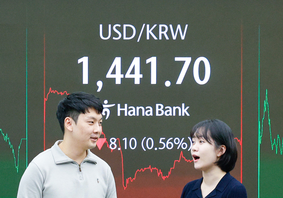 고공행진하던 원·달러 환율 '주춤'