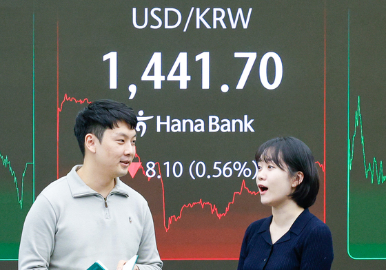 고공행진하던 원·달러 환율 '주춤'