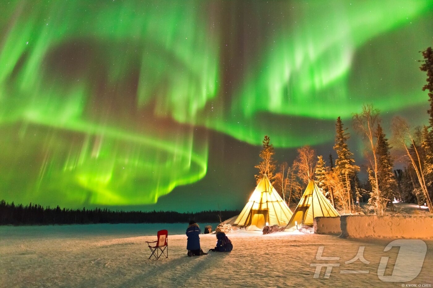 본문 이미지 - 옐로나이프 오로라 빌리지(캐나다관광청 제공)