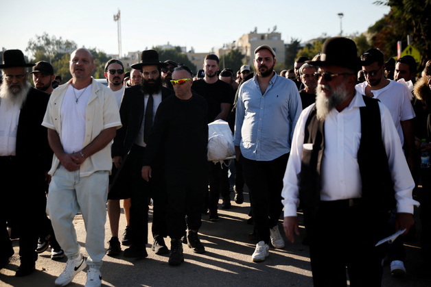 [포토] 이스라엘에서 열린 본다이 총기난사 피해자 장례식