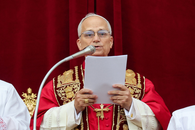 [포토] 크리스마스 연설하는 레오 14세 교황