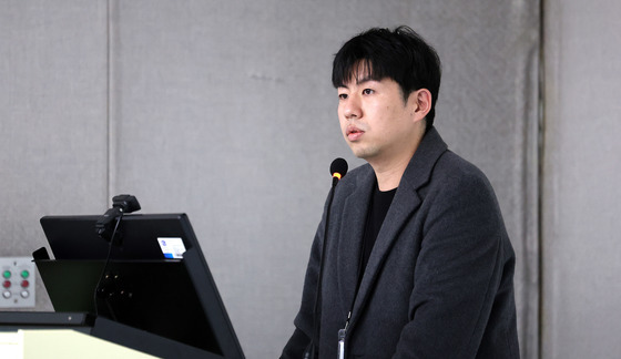 발제하는 송보근 대한전공의협의회 수련이사