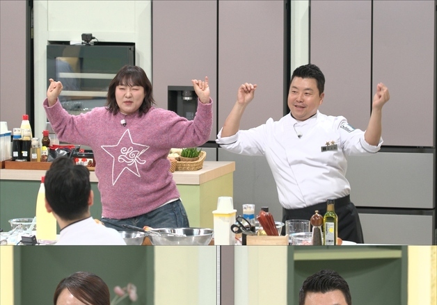 '냉부해' 정호영, 이수지와 댄스 합동 공연…"배가 나랑 똑같아"