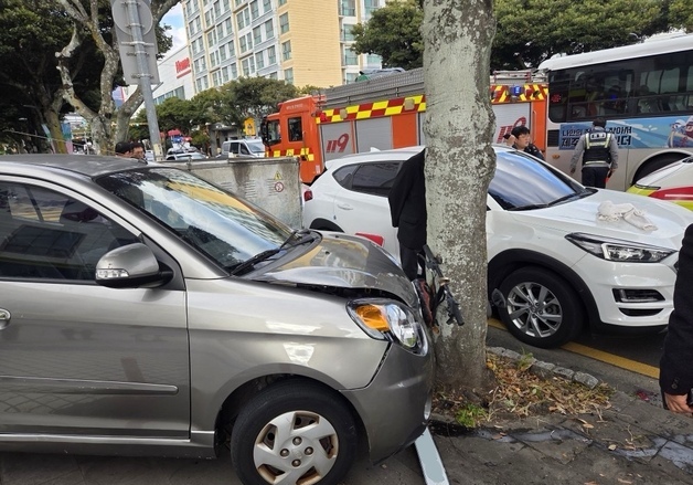 80대 몰던 차량 인도 돌진해 보행자 2명 덮쳐…"급발진" 주장