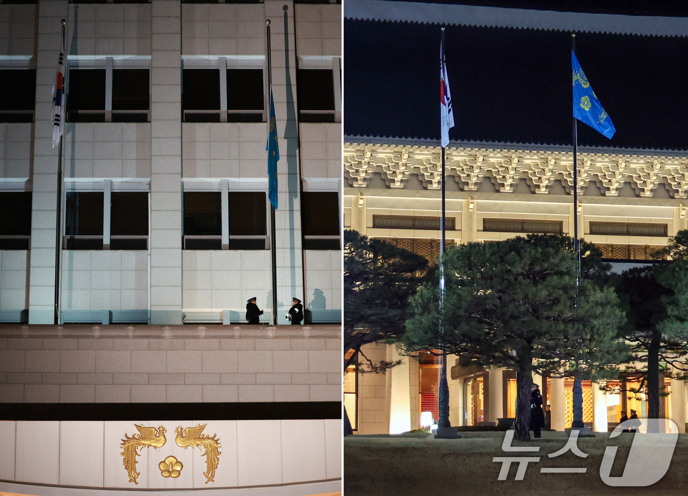 (서울=뉴스1) 허경 기자 = 청와대 시대가 29일부터 다시 열렸다. 지난 2022년 5월 윤석열 정부가 대통령 집무실을 용산으로 옮긴 지 약 3년 7개월 만이다.사진은 이날 자정 …