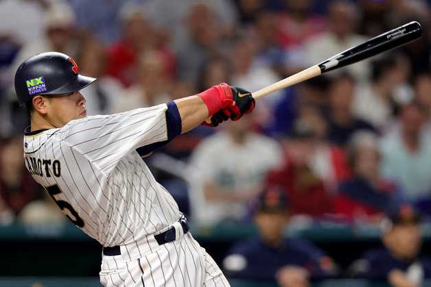 '빅리그 도전' 日 거포 오카모토, MLB 3개 팀서 관심